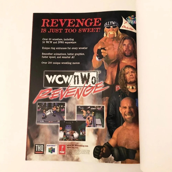 98 WCW nWo Thunder Official Strategy Guide  Playstation Every Signature Move - Picture 11 of 13